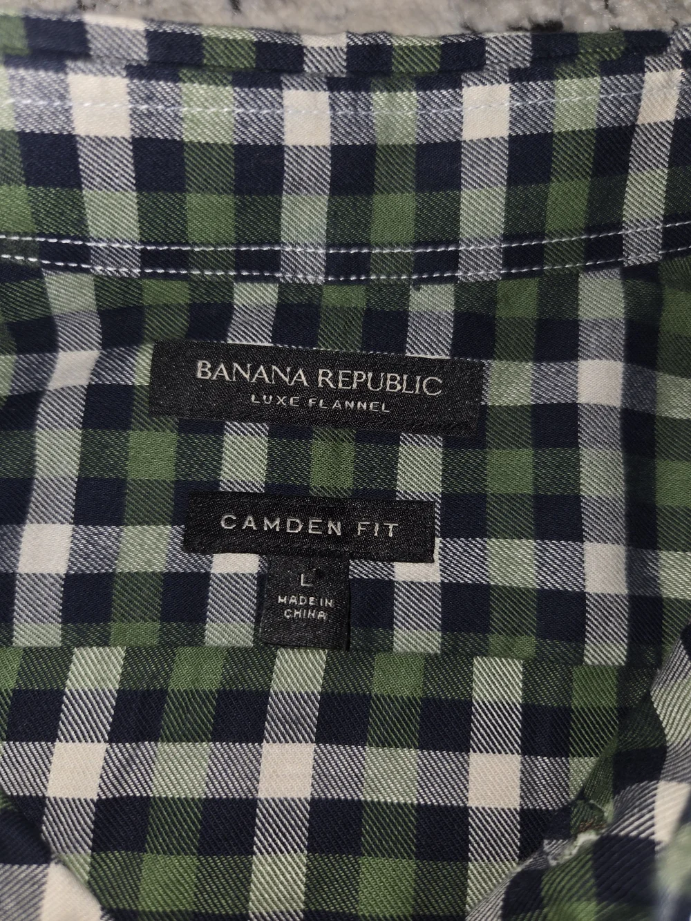 Banana Republic Luxe Flannel Camden Fit